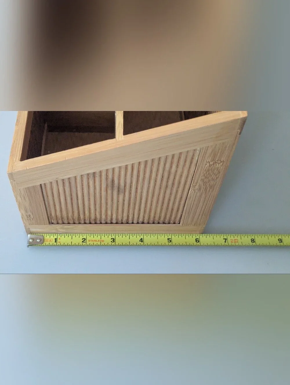 Pomerantz Bamboo Lattice Remote Control Organizer. 9.5